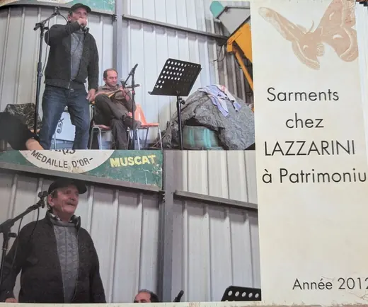 « Sarments chez Lazzarini à Patrimoniu », année 2012