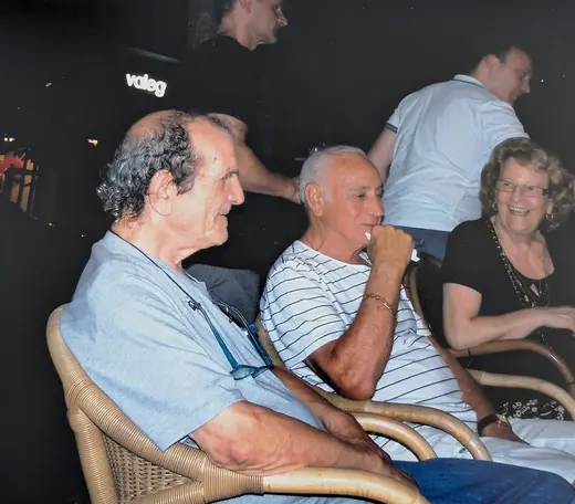 Des amis à table : Hubert Tempête au premier plan