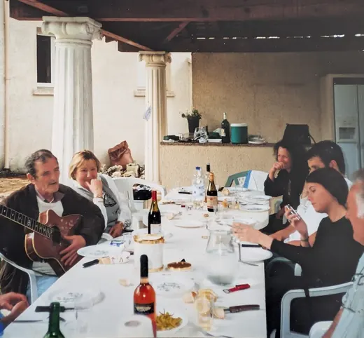 Un repas en plein air